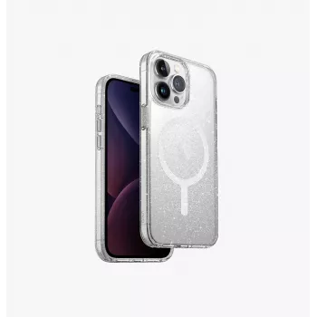 UNIQ LifePro Xtreme Case für iPhone 15 Pro Max 6,7 Zoll MagClick Charging Transparent Tinsel Lucent
