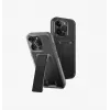 UNIQ Heldro Mount with Stand Case für iPhone 15 Pro Max 6,7 Zoll Lucent Clear