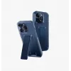 UNIQ Heldro Mount with Stand Case für iPhone 15 Pro Max 6,7 Zoll Lucent Clear