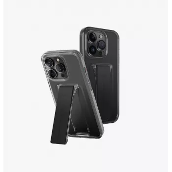 UNIQ Heldro Mount with Stand Case für iPhone 15 Pro Max 6,7 Zoll Ultramarin Deep Blue