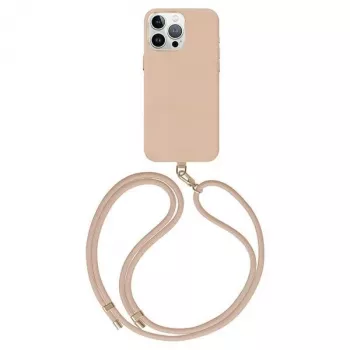UNIQ Coehl Muse Case für Apple iPhone 15 Pro 6,1 Zoll mit magnetischem Laden, Dusty Nude