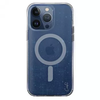UNIQ Coehl Lumino Case für iPhone 15 Pro Max 6,7 Zoll Magnetisches Laden Preußisch Blau