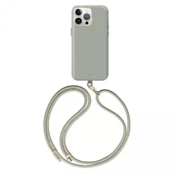 UNIQ Coehl Creme Case für iPhone 15 Pro Max 6,7 Zoll, magnetisch ladend, Soft Sage