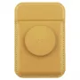 UNIQ Flixa Magnetic Card Wallet with Kickstand Canary Yellow MagSafe