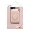 UNIQ Flixa Magnetic Card Wallet with Kickstand Blush Pink MagSafe
