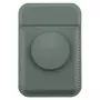 UNIQ Flixa Magnetic Card Wallet with Kickstand Lichen Green MagSafe