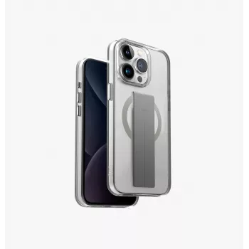 UNIQ Heldro Mag iPhone 15 Pro 6.1 Zoll MagClick Ladehülle Lucent Clear