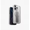 UNIQ Heldro Mag iPhone 15 Pro 6,1 Zoll MagClick Ladehülle Schwarz/Vapour Smoke