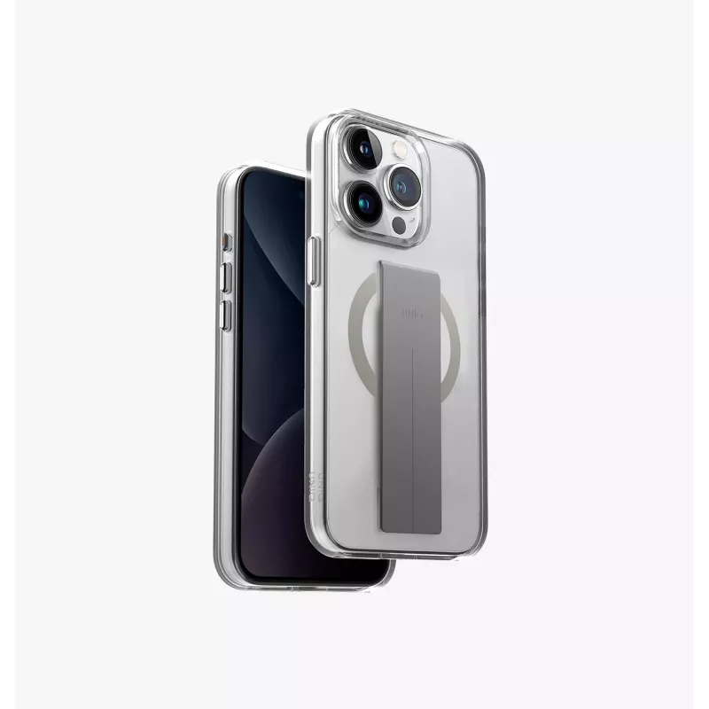 UNIQ Heldro Mag Case für iPhone 15 Pro 6,1 Zoll MagClick Laden Ultramarin Tiefblau