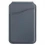 UNIQ Coehl Esme Magnetic Wallet with Mirror and Kickstand for Apple iPhone 15 Pro Max, Sapphire Blue