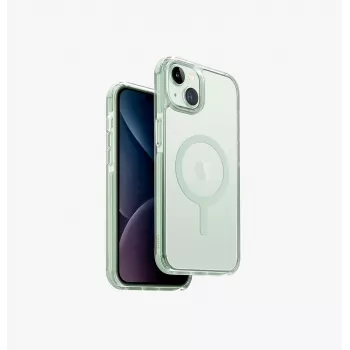 UNIQ Combat Case für iPhone 15 Plus / 14 Plus 6,7 Zoll Maglick Charging Cool Mint