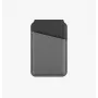 UNIQ Lyden DS Magnetic Wallet Stand mit RFID-Schutz für MagSafe, Anthrazitgrau-Schwarz
