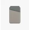 UNIQ Lyden DS Magnetic Wallet Stand mit RFID-Schutz für MagSafe, Anthrazitgrau-Schwarz