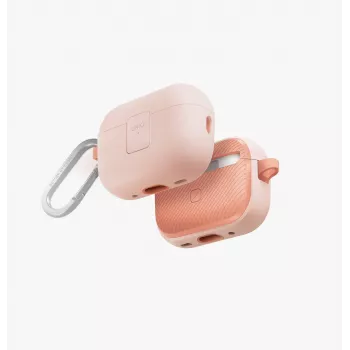 UNIQ Clyde Lock Case für AirPods Pro 2 (2022/2023) - Hellrosa / Crepe Pink