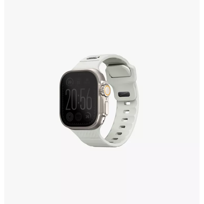 UNIQ Stride SE Apple Watch 42/41/40mm FKM Rubber Strap Lume Midnight Green