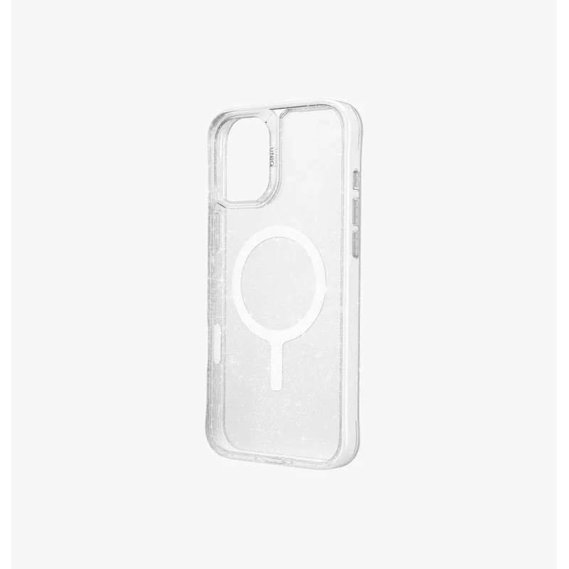 UNIQ LifePro Xtreme Magclick Charging Case für iPhone 16 Plus 6,7 Zoll Transparent Tinsel Lucent