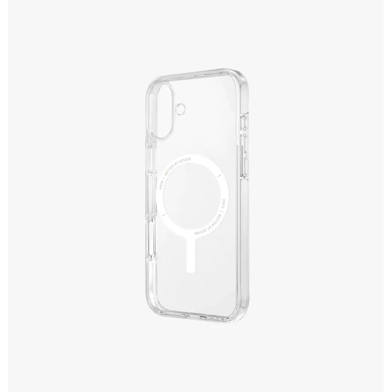UNIQ Clario Case für iPhone 16 Plus 6,7 Zoll Magclick Charging Lucent Clear