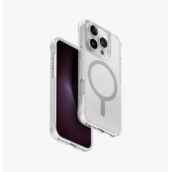 UNIQ LifePro Xtreme MagClick Case für iPhone 16 Pro 6,3 Zoll Rauchgrau