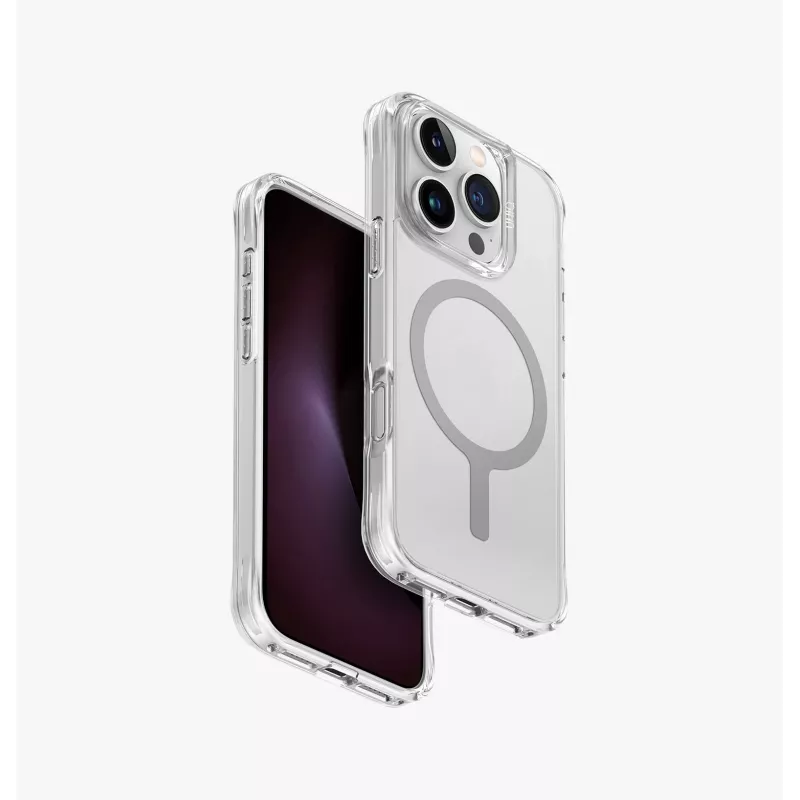 UNIQ LifePro Xtreme MagClick Case für iPhone 16 Pro 6,3 Zoll Rauchgrau