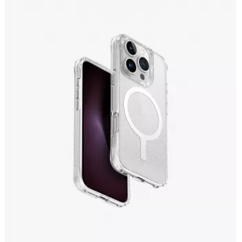 UNIQ LifePro Xtreme Magclick Charging Case für iPhone 16 Pro 6,3 Zoll Transparent Tinsel Lucent