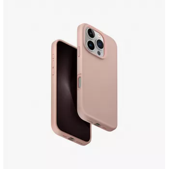 UNIQ Lino Hue iPhone 16 Pro 6.3 Zoll Magclick Ladecase Blush Pink