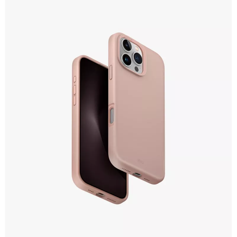 UNIQ Lino Hue iPhone 16 Pro Max 6.9 Zoll Magclick Ladehülle - Anthrazitgrau