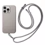UNIQ Coehl Creme Case für iPhone 16 Pro 6,3 Zoll mit magnetischem Laden, Taupe Grau