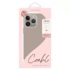 UNIQ Coehl Creme Case für iPhone 16 Pro 6,3 Zoll mit magnetischem Laden, Taupe Grau