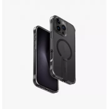UNIQ Eleva mit Vertica Stand Hülle für iPhone 16 Pro Max 6.9, Lucent Clear