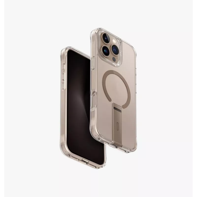 UNIQ Eleva Case with Vertica Stand for iPhone 16 Pro Max 6.9 inch Carbon Black
