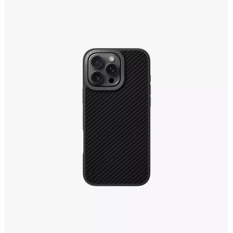 UNIQ Keva Max Magclick Charging Case für iPhone 16 Pro 6,3 Zoll - Schwarz Carbon