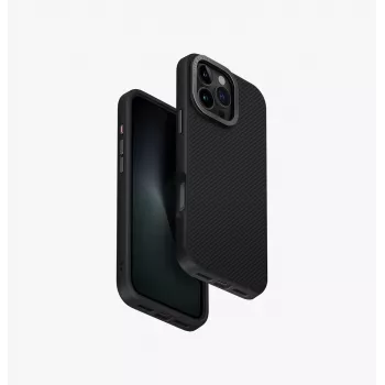 UNIQ Keva Max Magclick Charging Case für iPhone 16 Pro Max 6,9 Zoll Carbon Black