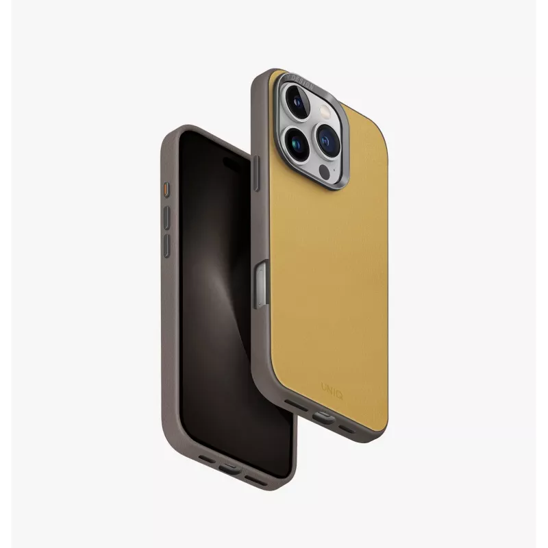 UNIQ Lyden DS MagClick Charging Case für iPhone 16 Pro 6,3 Zoll Washed Blue-Black