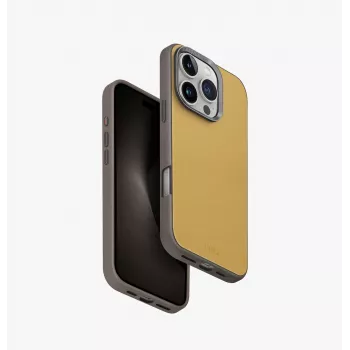 UNIQ Lyden DS Magclick Charging Case für Apple iPhone 16 Pro 6,3 Zoll Karamell/Elfenbein