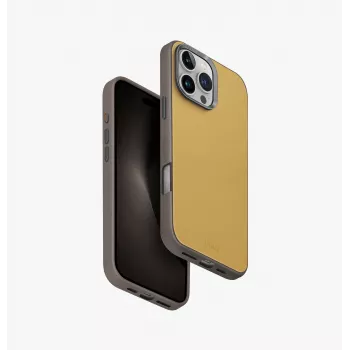 UNIQ Lyden DS MagClick Charging Case für iPhone 16 Pro Max 6,9 Zoll, Braun/Flintgrau