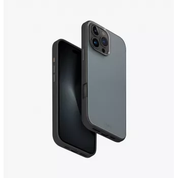 UNIQ Lyden DS Case für iPhone 16 Pro Max 6,9 Zoll MagClick Laden Washed Blue-Black