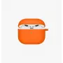 UNIQ Nexo Case für AirPods 4 mit Ohrhaken Silikon Volt Orange