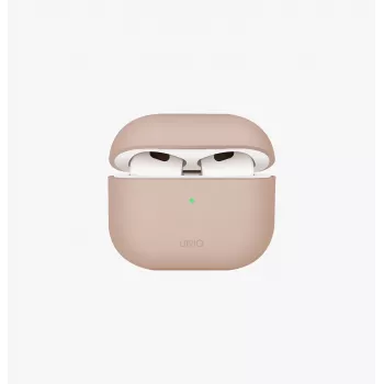 UNIQ Lino Case für AirPods 4 Silikon Pink Blush