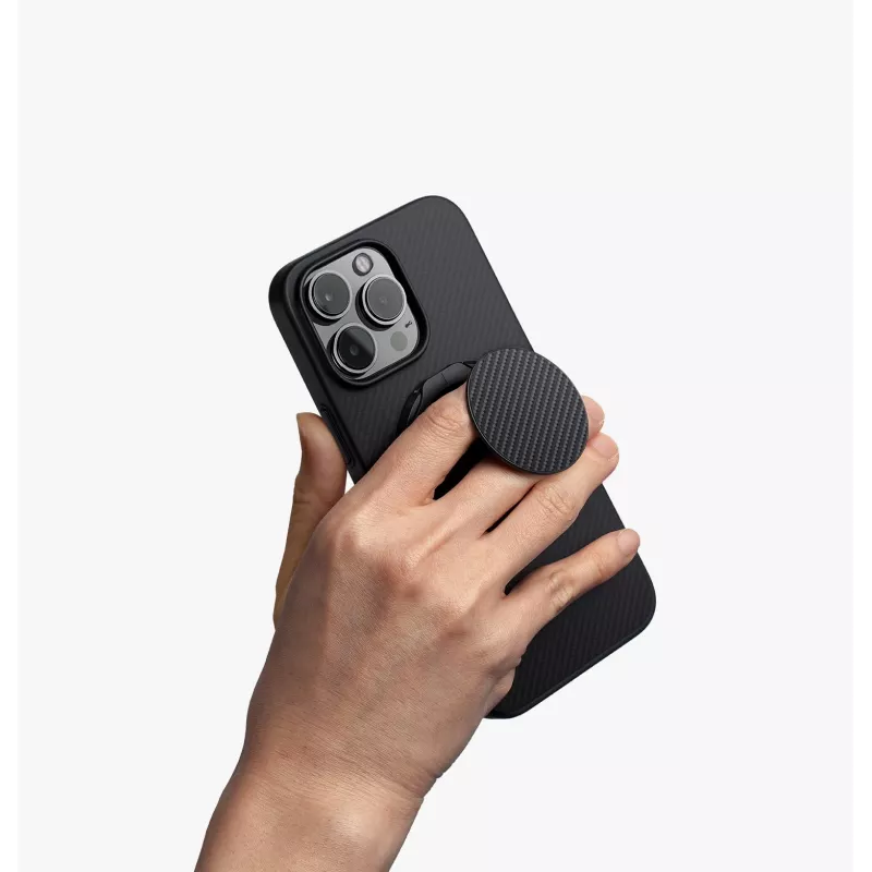 UNIQ Keva Air Case für iPhone 16 Pro Max 6,9 Zoll Magclick Laden Carbon Black