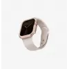 UNIQ Valencia Apple Watch Series 46mm Bumper-Hülle, Titanium Silver