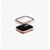 UNIQ Voute Protective Case for Apple Watch Series 10 / 11 42mm with Tempered Glass Screen Protector - Silver