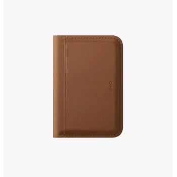 UNIQ Lyden DS Magnetic Wallet mit RFID-Schutz und Telefonständer - Karamell