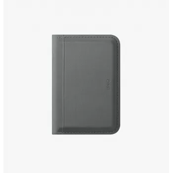 UNIQ Lyden DS Magnetic RFID Wallet with Phone Stand - Grey