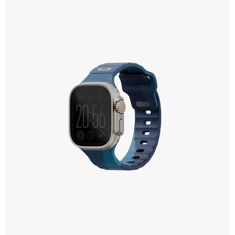 UNIQ Stride De Rubber Strap für Apple Watch 49/46/45/44mm Charcoal