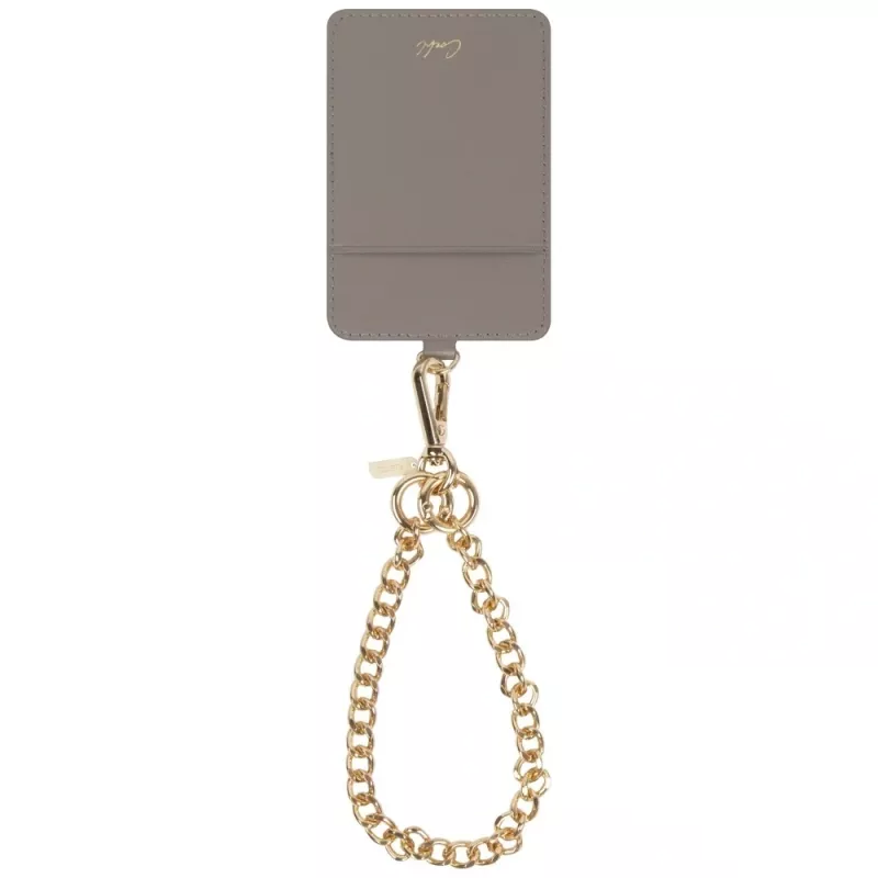 UNIQ Coehl Caryne 3-in-1 Universal Phone Lanyard with Card Wallet - Pebble