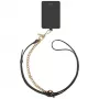UNIQ Coehl Caryne 3-in-1 Universal Phone Lanyard with Card Holder - Ebony
