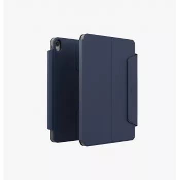 UNIQ Rovus Snapmount Magnetic 360 Rotating Detachable Case für iPad 11 A16 (2025) / iPad 10.9 10th Gen (2022) Navy Blue