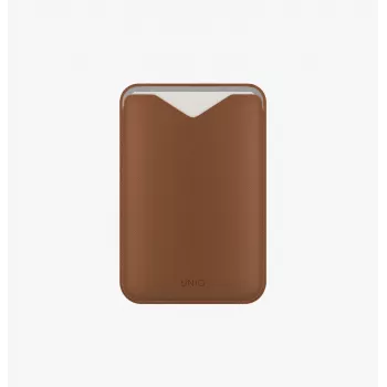 UNIQ Lyden Evo Magnetic Wallet Stand for Phone, Terracotta