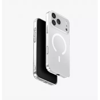 UNIQ Airsuit Case für iPhone 17 Pro Max MagClick Charging Schwarz
