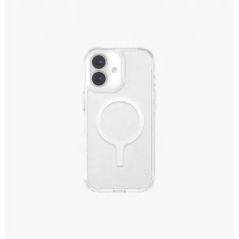 UNIQ LifePro Xtreme MagClick Ladehülle für iPhone 17, Clear Glitter